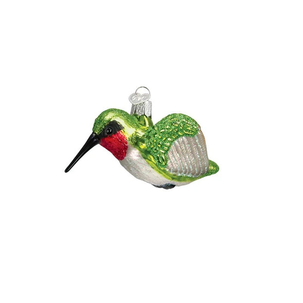 Red Throated Hummingbird Ornament