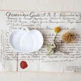 White Pumpkin Stoneware Dish