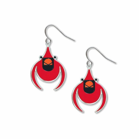 Charley Harper Cardinal Earrings