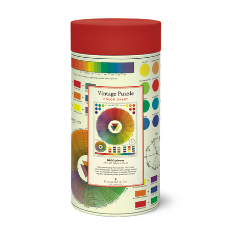 Vintage Color Chart Puzzle