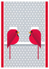 Charley Harper Cool Cardinals Boxed Holiday Cards