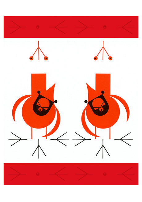 Charley Harper Cool Cardinals Boxed Holiday Cards
