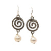 Starry Night Crystal Swirl Earrings