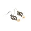 Starry Night Crystal Swirl Earrings