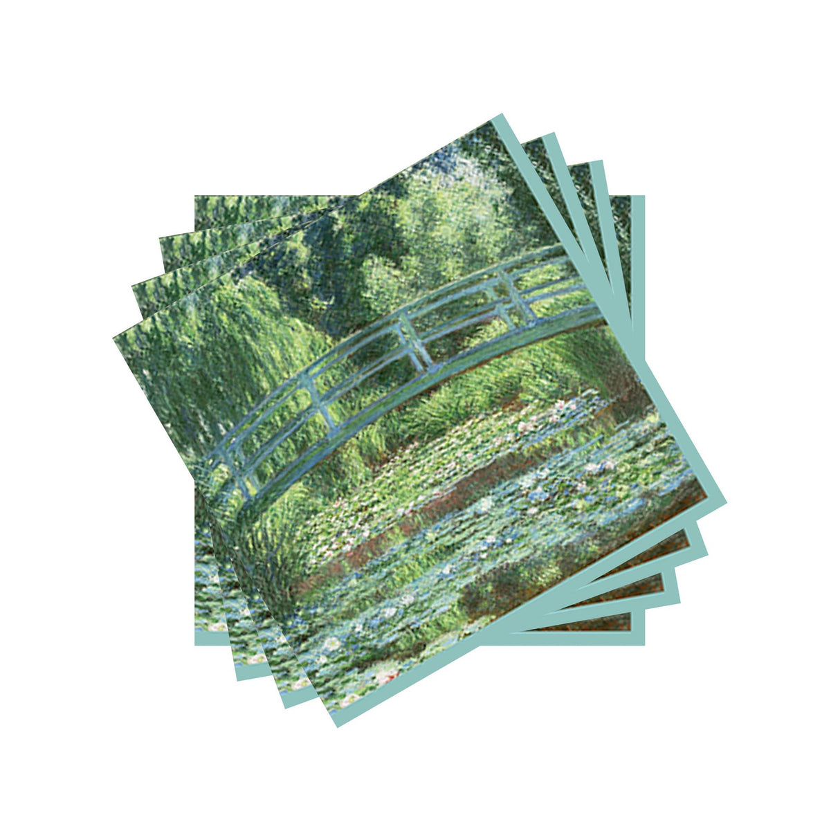 Monet "Japanese Footbridge" Beverage Napkins