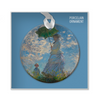 Monet 'Woman with a Parasol' Porcelain Ornament