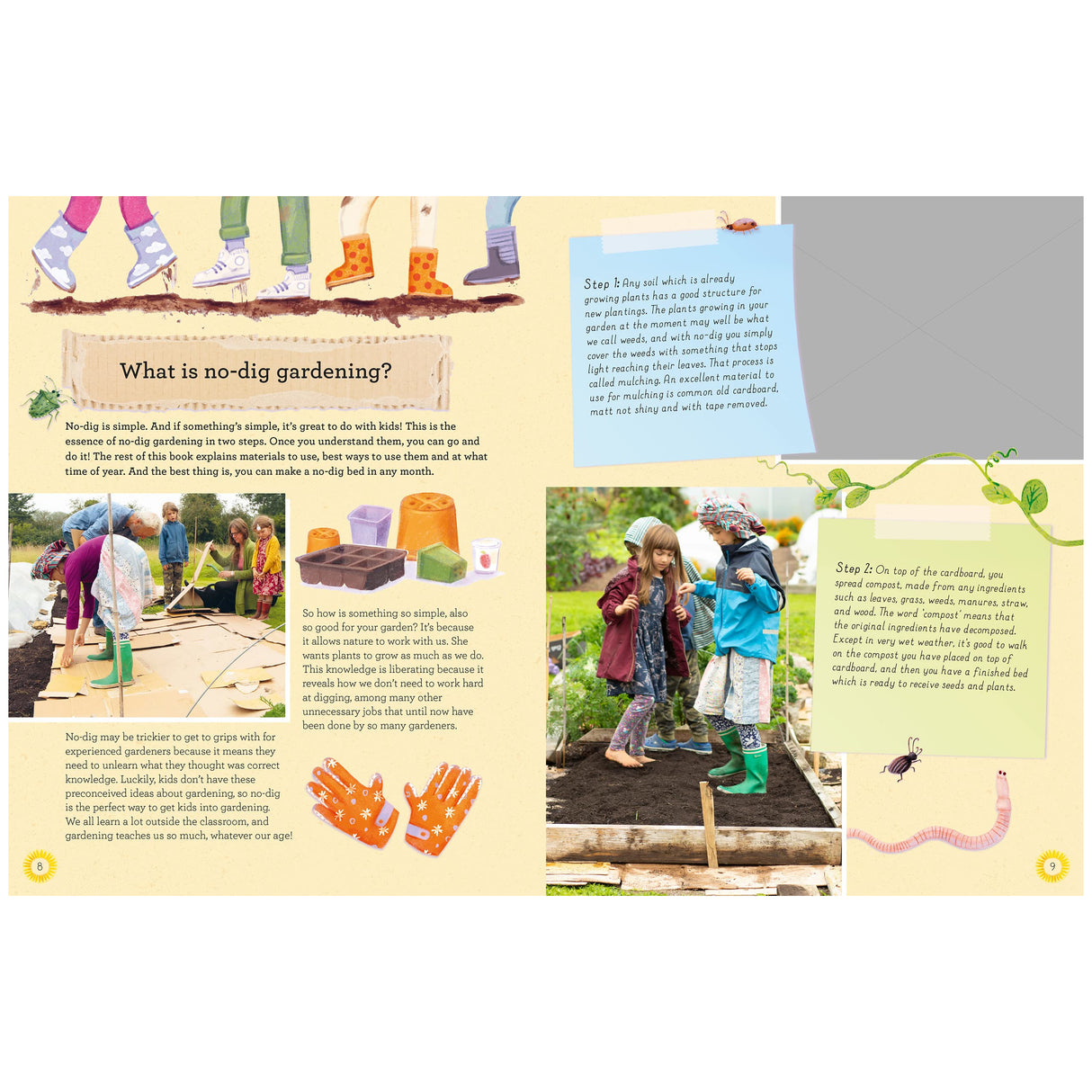 No-Dig Children's Gardening Book