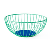 Octaevo Barcelona Iris Large Wire Basket - Aqua & Blue