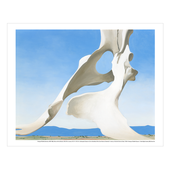 Georgia O'Keeffe 'Pelvis with the Distance' Print