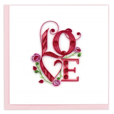 "Love" Quilling Card