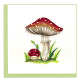 Wild Mushroom Quilling Card