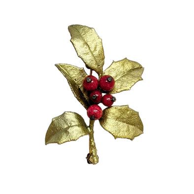 Holly Brooch