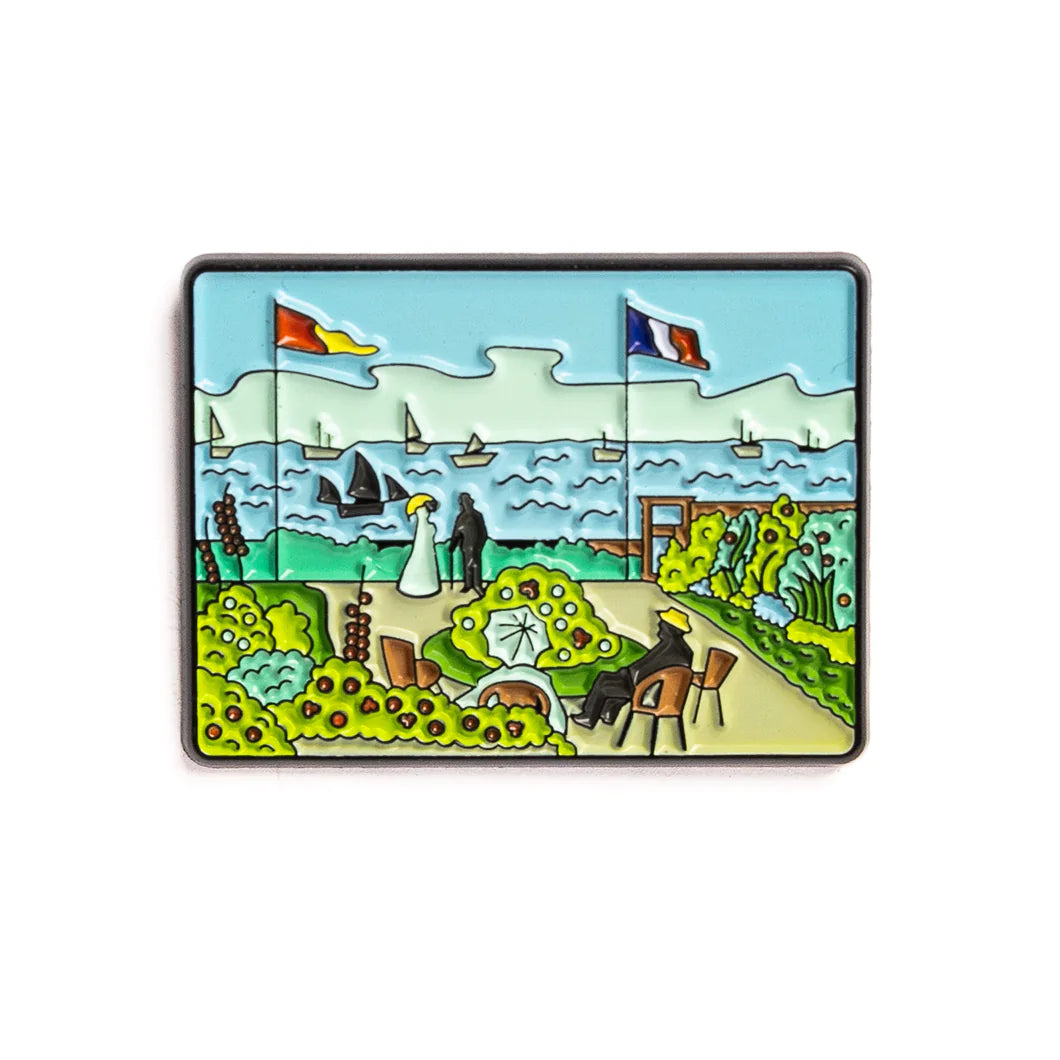 Monet 'Garden at Sainte-Adresse' Enamel Pin