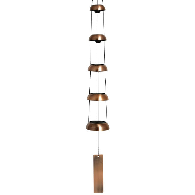 Temple Bells Quintet Wind Chime-Copper