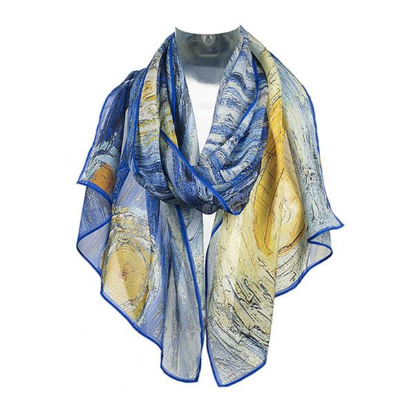 Van Gogh Starry Night Silk Scarf