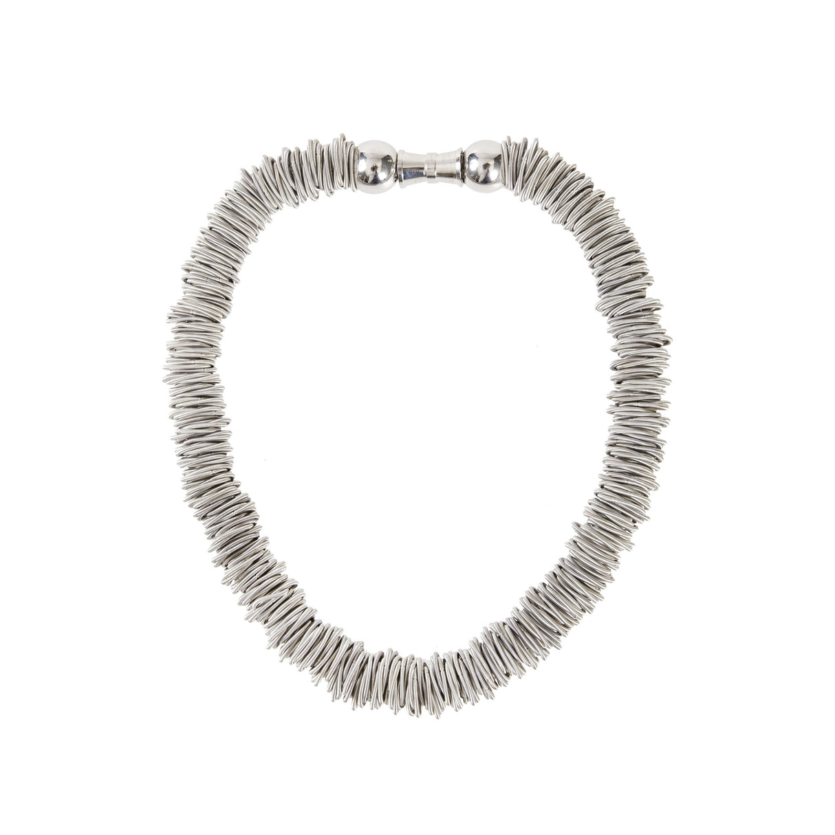 Spring Ring Piano Wire Necklace