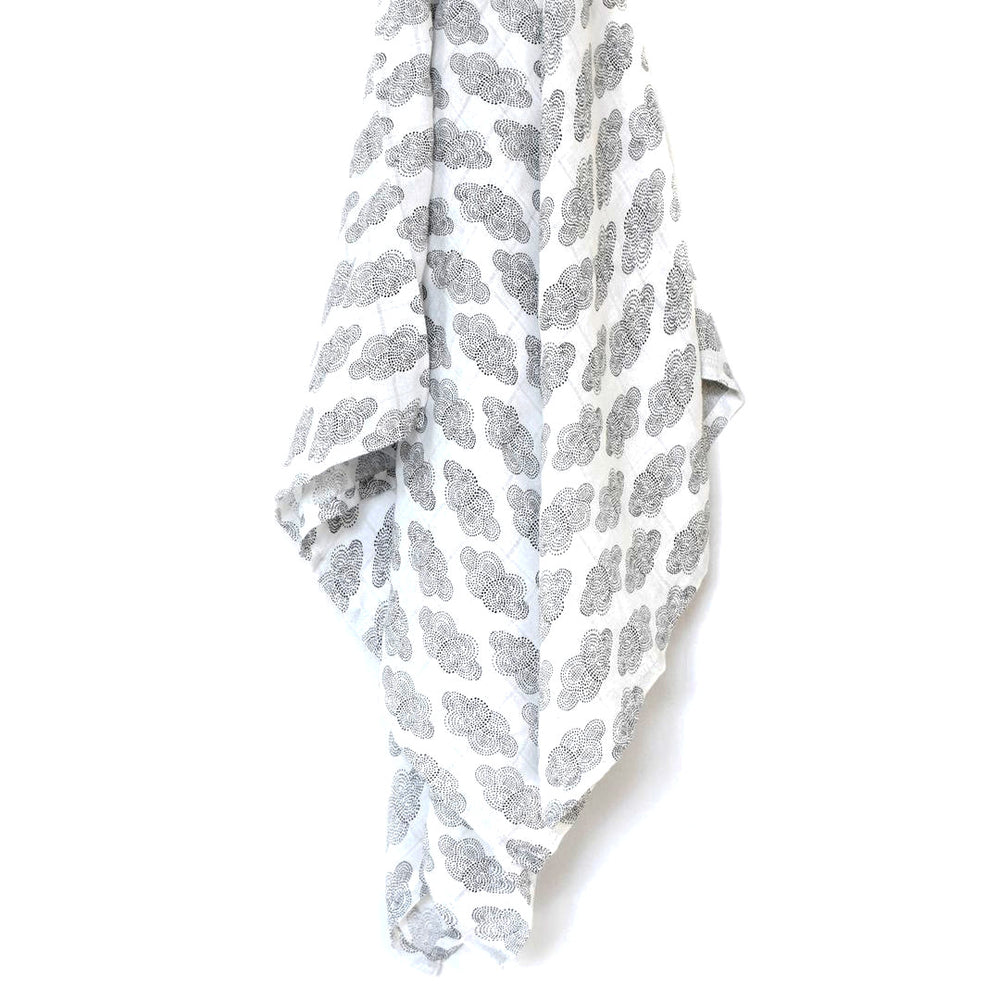 Organic Muslin Swaddle - Clouds